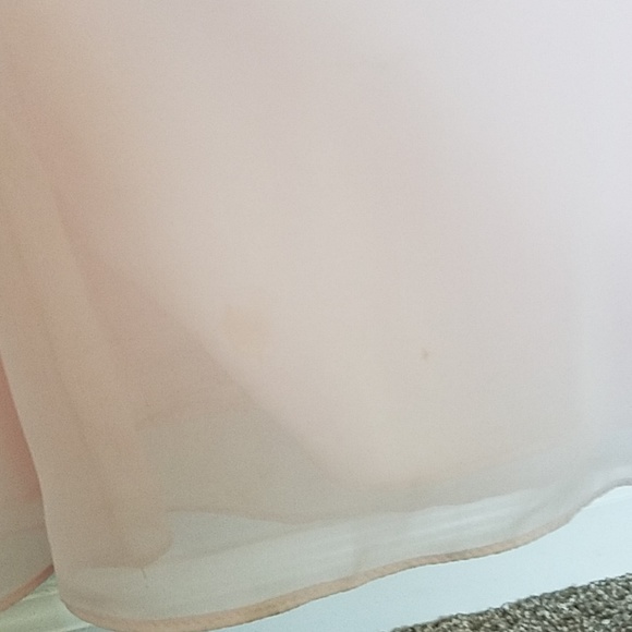 Blush Dessy Collection Bridesmaid Dress - Picture 7 of 8